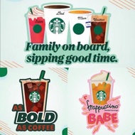 (RARE) Starbucks Drive-Thru Car Sticker