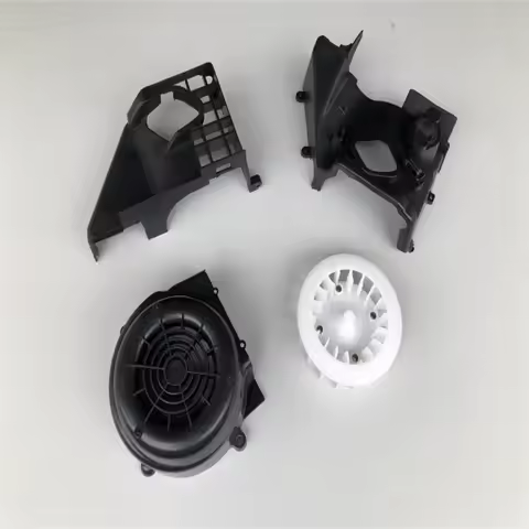 Motorcycle Engine Fan Cover Air Shroud Cooling Assembly Fit for GY6 125 150 125CC 150cc152QMI 157QMJ