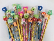 48 Qty Assorted Pencil with Eraser | Pencil Erasers | Children Stationery | Stationery for Kids | Birthday Gifts | Bulk Buy Children’s Day Gifts | Children Day Gifts | Children’s Day Goodies | Birthday Goodies | Wholesale Stationery | Bulk Buy Stationery