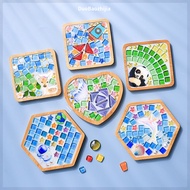 Mosaic coaster creative  cartoon animals and plants craft coasters diy coaster personalised coaster 