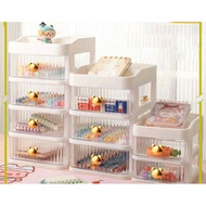 Acrylic 3 tier drawer shelf