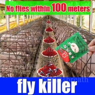 No flies for 10years Fly Killing Bait Powder langaw trap Attractant fruitfly pamatay zapper catcher