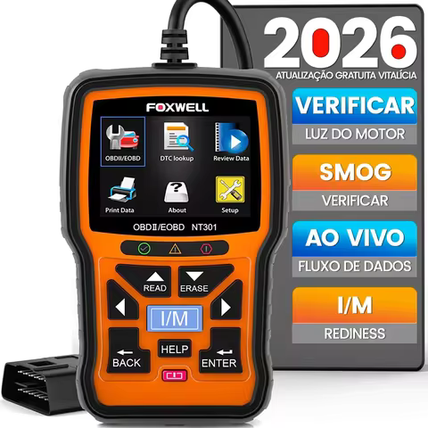 Full OBDII/EOBD Code Reader Scanner Automotive Check Engine Fault OBD2 Automotive Scanner FOXWELL NT