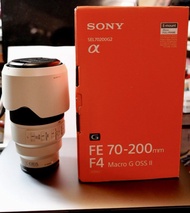 Sony 70-200 F4 macro g2 行貨有保 2026年12月到期