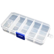 2Pcs 10-Slot Portable Plastic Resistors Electronic Component Case Box PH