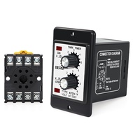 ATDV-Y ATDV-Y Dual Time Relay 220V Adjustable Repeat Cycle Timer ON OFF 3S 6S 12S 30S 60S 3M 6M 12M 