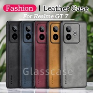 Casing For Realme Gt 7 T Pro 7T 7Pro Gt7 Gt7T Gt7Pro RealmeGt7 RealmeGt7T 2025 Sheepskin Leather Pho