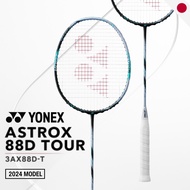 YONEX Astrox 88D Tour 2024 Model Badminton Racket Frame Only - Black Silver / Cerulean Blue