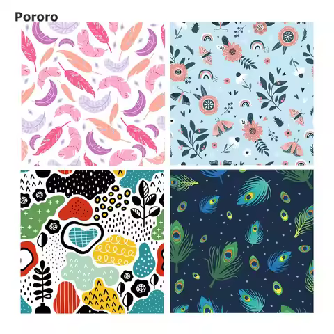 Pororo homemade baby cloth diaper cover DIY fabric, knitted waterproof PUL material for women matern