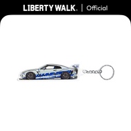 Liberty Walk LB WORKS GTR Gray×Blue Keychain LBWK