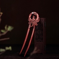 U-shaped hairpin 9-tailed fox Nine-tailed fox Bai Nguyet made of wood