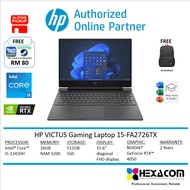 HP VICTUS 15-FA2726TX GAMING LAPTOP (i5-13420H, 16GB, 512GB SSD, RTX4050 6GB, W11, HS+M365)
