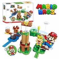 Compatible with Mario Adventure 71360 Super Mario Building Block Toy Boy 6 Years Old High Puzzle Ass