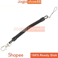 Quickdraw Spring Strap Carabiner - Black