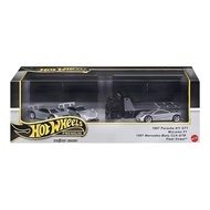 Hot Wheels Premium Collector Box Set Assortment Dash C Mercedes-Benz CLK-GTR Porsche 911 GT1 McLaren