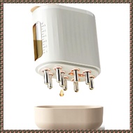 Electric Head Scalp Massager Hair Growth Oil Serum Comb Red Light EMS Micro Current