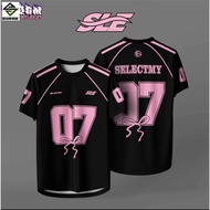 Coquette Microfiber Tshirt Short Sleeve Sport Retro Collar Quick Dry TShirt