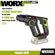 WU380S WORX ไดร์เวอร์อิมแพ็คไร้สาย20V พร้อมมอเตอร์ไร้แปรงถ่าน (18Nm)