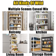 Heavy Duty Rack Bomb Storeroom Kitchen Storage Shelf Organiser Warehouse Boltless Shelf Metal Shelf 