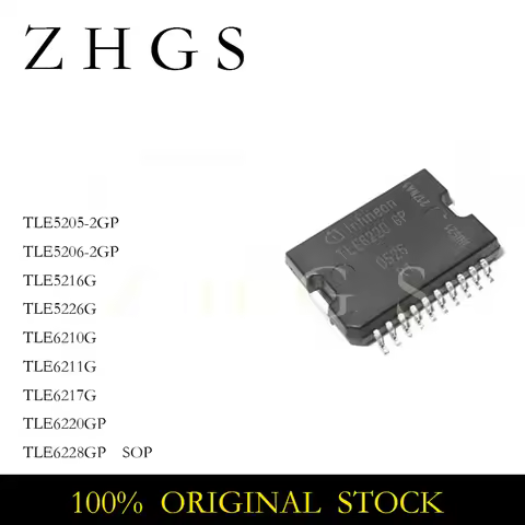 1Pcs TLE6220GP TLE5205-2GP TLE5206-2GP TLE5216G TLE5226G TLE6210G TLE6211G TLE6217G TLE6228GP HSOP-2