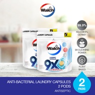 Walch® Anti-bacterial Laundry Capsules 1 Pod x 2 Packs