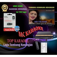 (TOP TEMBANG KENANGAN) flashdisk 32gb isi lagu karaoke + OTG