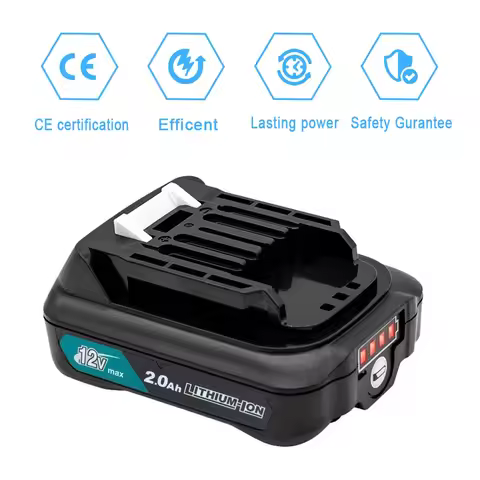 *** 2.0Ah Rechargeable Li-ion Battery for 10.8V 12V Makita Max CXT Series DF031D TD110D JR103D JV101