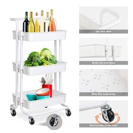 3-tier Trolley/Home Decoration Wheeled Trolley