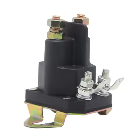 12VDC 117-1197 Starter Solenoid 4-Terminal Starter Relay Solenoid Replacement for Toro Exmark Timecu