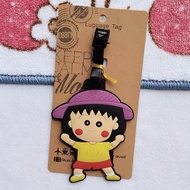 ENHW Travel Boarding Pass Cherry Maruko Luggage Tag Boarding Pass Luggage Tag Ornament Name Tag