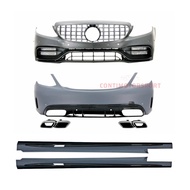 C CLASS W205 C180 C200 AMG C63 FACELIFT Set Front Rear Bumper Skirt Grill C KELAS BODYKIT MERCEDES