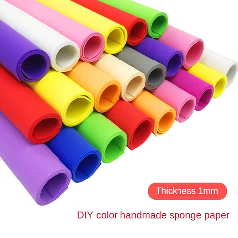 10pcs 85x50cm Cosplay EVA Foam Paper Colorful EVA Foam Sheet Thin EVA Rubber Handmade DIY Cut Paper 
