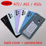 Original A52 a52s A72Shell Battery Case Cover Rear Door For Samsung Galaxy A52 4G 5G a525 a526 a528 