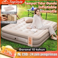 【Garansi 10 tahun】kasur angin pompa otomatis tempat tidur camping (Termasuk pompa udara otomatis)