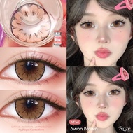 คอนแทคเลนส์ ไฮโดรเจล Roze ค่าอมน้ำ55% Swan ตาโต