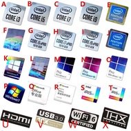 [Sticker 2026] intel 10th Generation Corey i9i7i5win10 Sticker Lenovo Dell HP Laptop cpu Graphics Ca