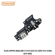 FLEX OPPO REALME C11/C12/C15 CON T/C+CON H/F+MIC ORI