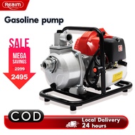 REAIM Gasoline Water Pump Heavy Duty 2Stroke High Power Water Pump 7HP
