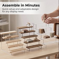 ✴️ 全新 天然實木 亞加力 Acrylic 展示架 多用斜 木材 簡約 陳列架 Display 公仔 盲盒 模型 扭蛋 figure 香水 化妝品 裝飾品 適合 適用