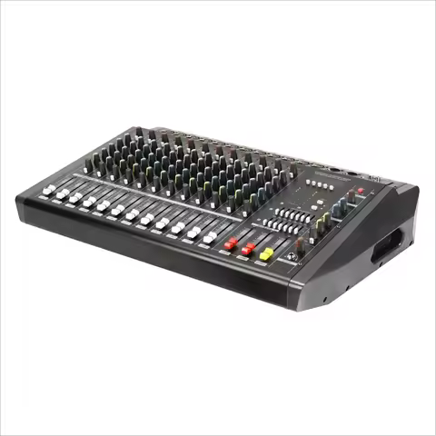 DMX12 Professional Dj Power Mixer 12 Channel Power Mixer Amplifier 350W Mixer Amplifier With 99 Effe