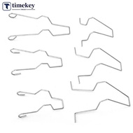 TKEY 6Pcs Car Headlamp Light Bulb Retainer Spring Clips Buckles Metal Headlight Bulb Spring Clips Fo