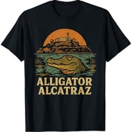Funny Meme Florida Everglades Men Alligator Alcatraz T-Shirt