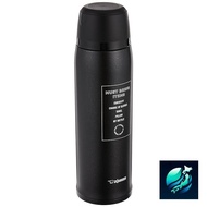 Zojirushi Stainless Steel Bottle with Cup, 1.03L, Black SJ-JS10-BA, with heat and cold insulation