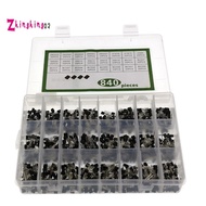 840Pcs/Set 24Values TO-92 Transistor BC547 BC327 BC337 2N2222 3904 PNP/NPN Transistors Set Electroni