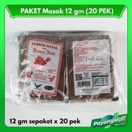 CAP BUNGA ROSE Rempah Masak 12G (20 Paket) Original Produk Asli Terengganu | PAYANG MALL