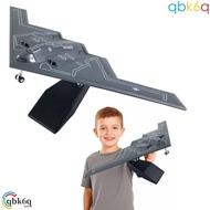 QBK6Q Air Force B2, 1:200 Scale USAF B-2A B2 Aircraft Model, Desk Ornament Ghost Airplane For Displa