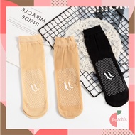 PEACHs K6838 Socks Transparent Gel Anti-SlipWanita Korean Short Stocking/ Fashion Anti-Slip/