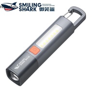 [🇹🇭พร้อมส่ง🎁]Smiling SHARK ไฟฉาย LED ขนาดเล็ก สว่างมาก ไฟฉายแรงสูง ไฟฉาย2in1 ไฟฉายอเนกประสงค์ สําหรั