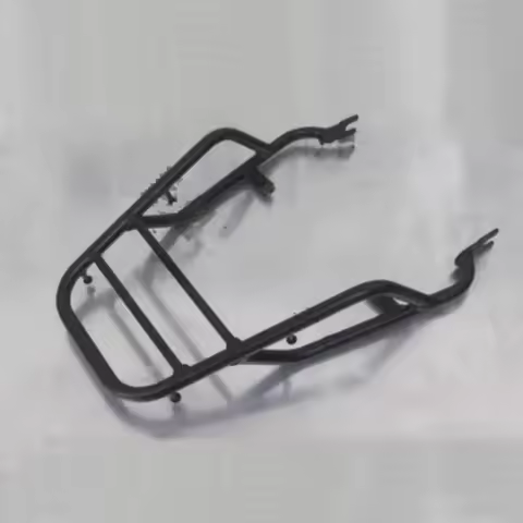 Motorcycle Rear Luggage Rack Carrier Shelf Fit For KAWASAKI W400 W650 W800 W 400 650 800 Black / Chr