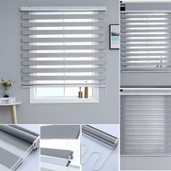 180cm/170cm/160cm/150cm/140cm/120cm/90cm Curtain Blinds for Windows Korean Blinds Venetians Duo Roll